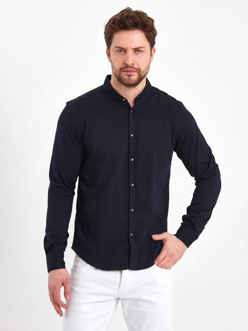 Рубашка повседневная Trend Collection модель TC7804DarkBlueRBSHKMN Фото