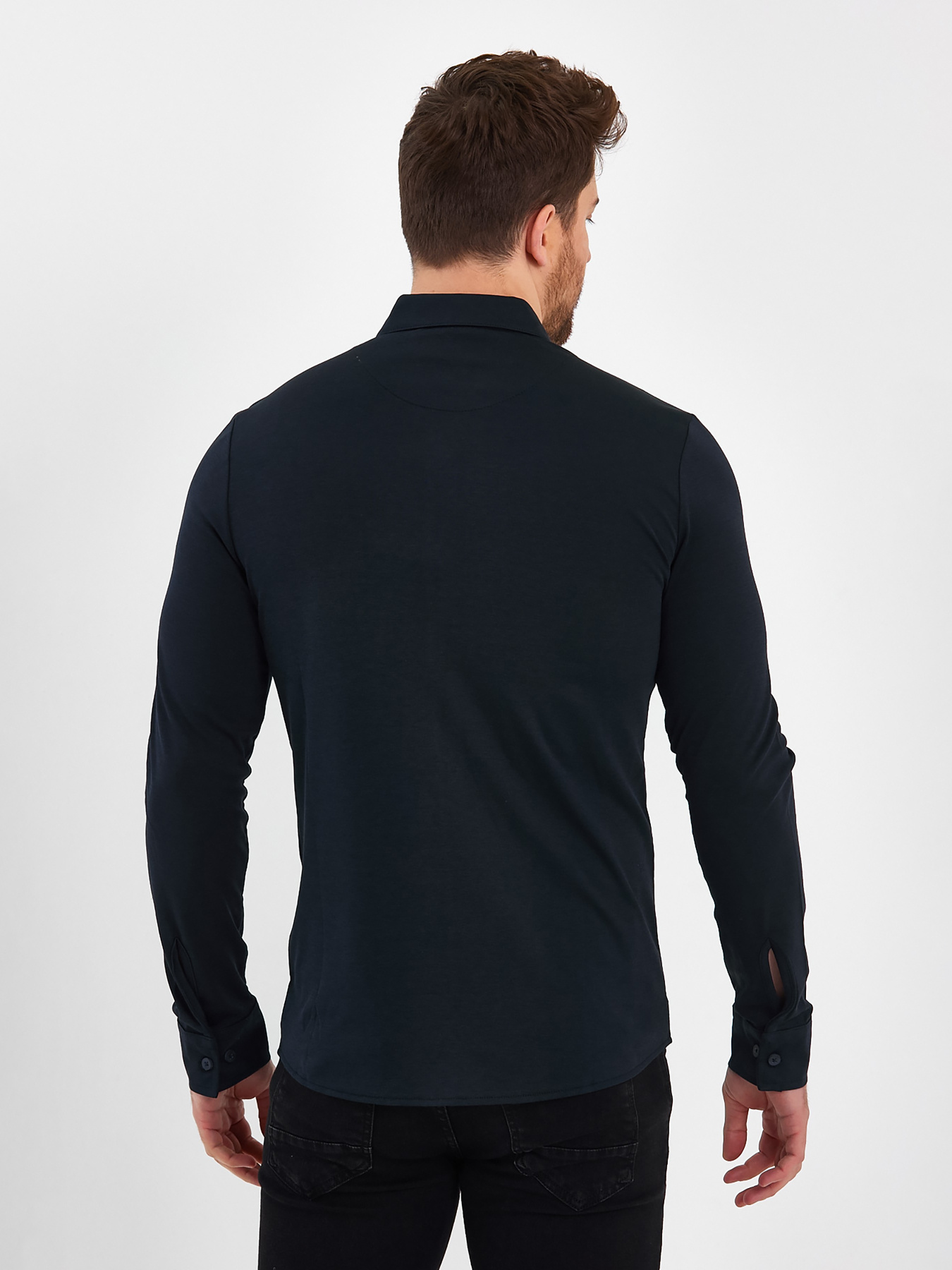 Рубашка повседневная Trend Collection модель TC7679BlueRBSHKMN Фото