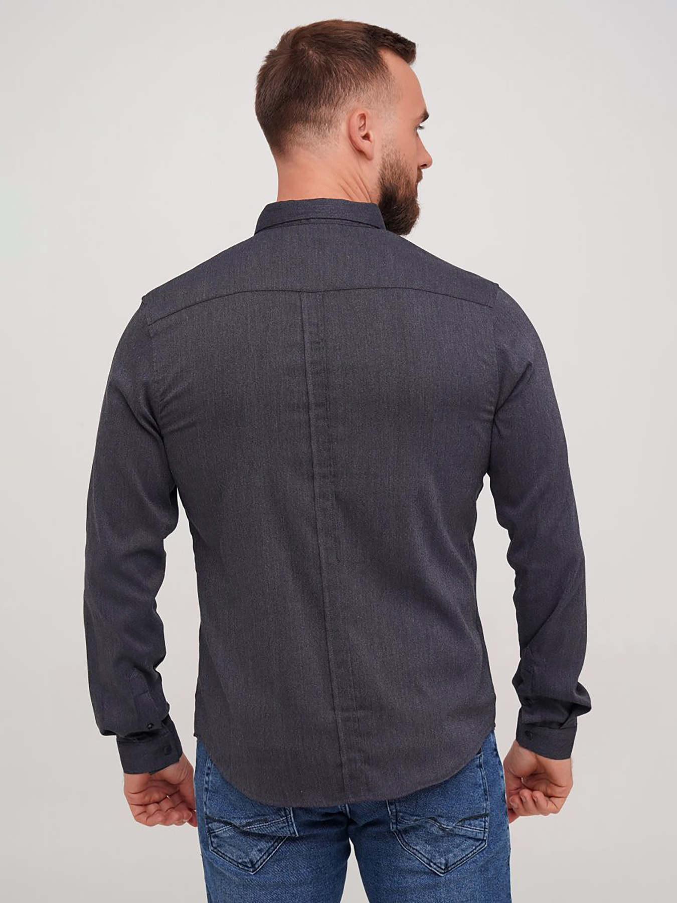 Сорочка Trend Collection модель TC7222DarkGreyRBSHKMN Фото