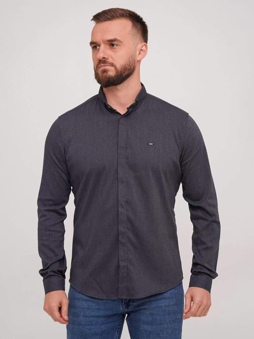 Рубашка Trend Collection модель TC7222DarkGreyRBSHKMN Фото