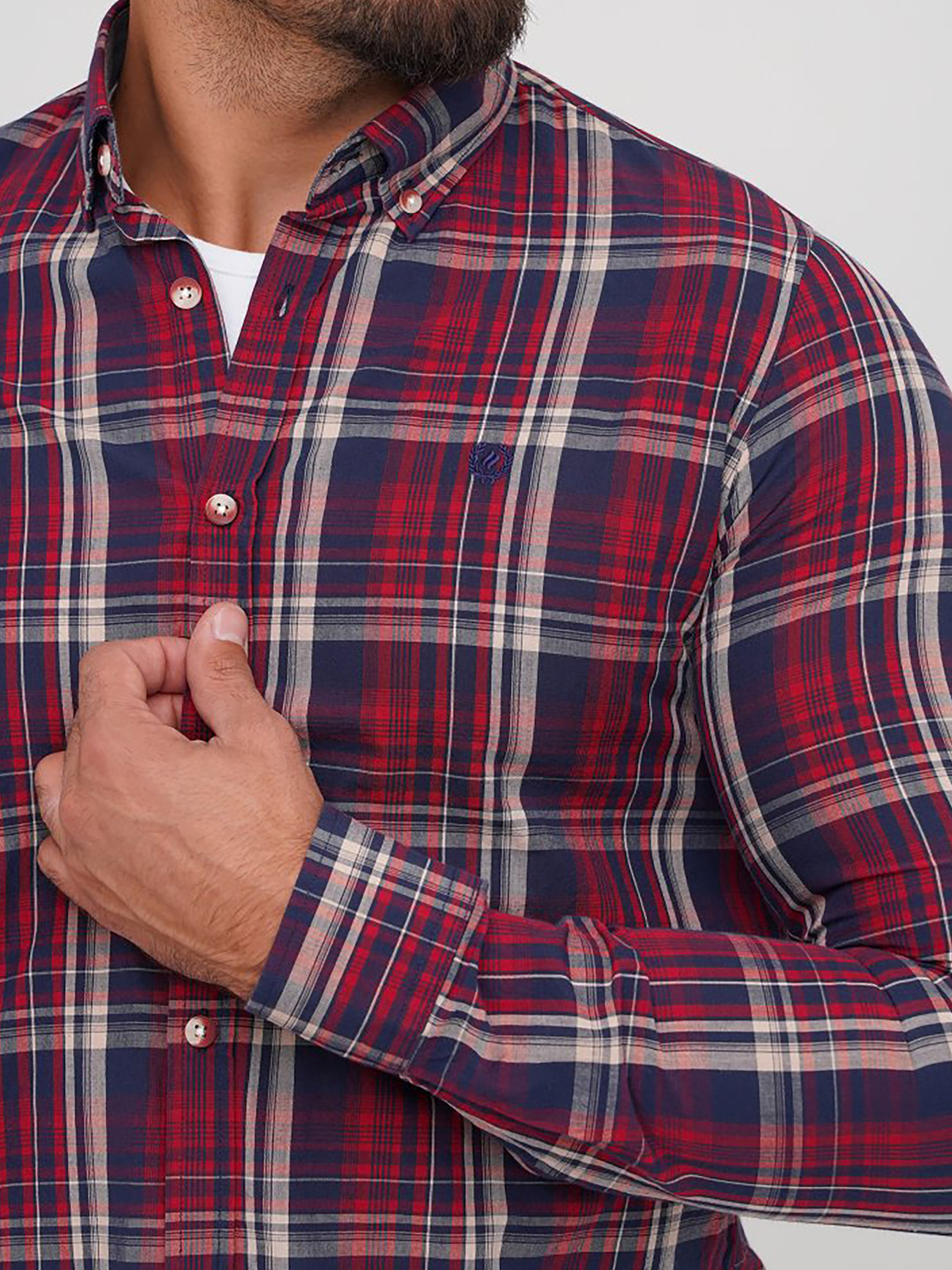 Рубашка Trend Collection модель TC6623BlueRBSHKMN Фото