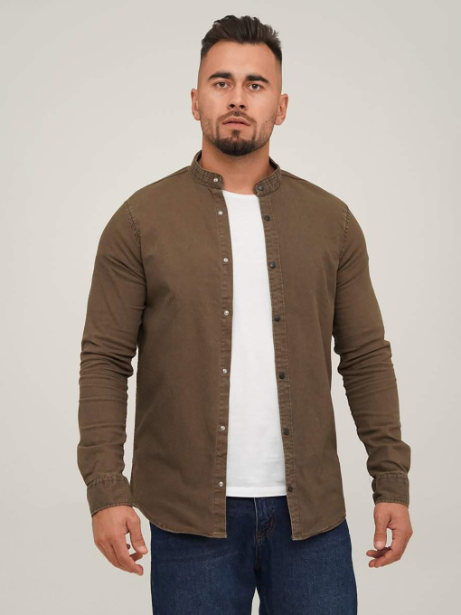 Рубашка Trend Collection модель TC6568DarkKhakiRBSHKMN Фото
