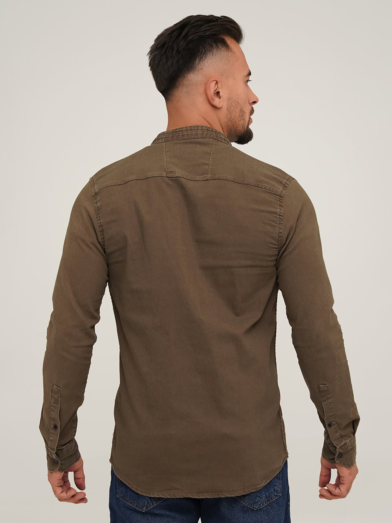 Сорочка повсякденна Trend Collection модель TC6568DarkKhakiRBSHKMN Фото