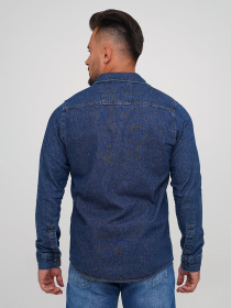 Рубашка повседневная Trend Collection модель TC6566BlueRBSHKMN Фото