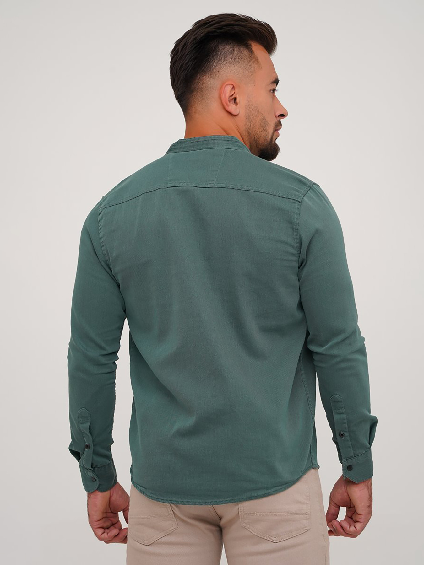 Рубашка Trend Collection модель TC6564GreenRBSHKMN Фото
