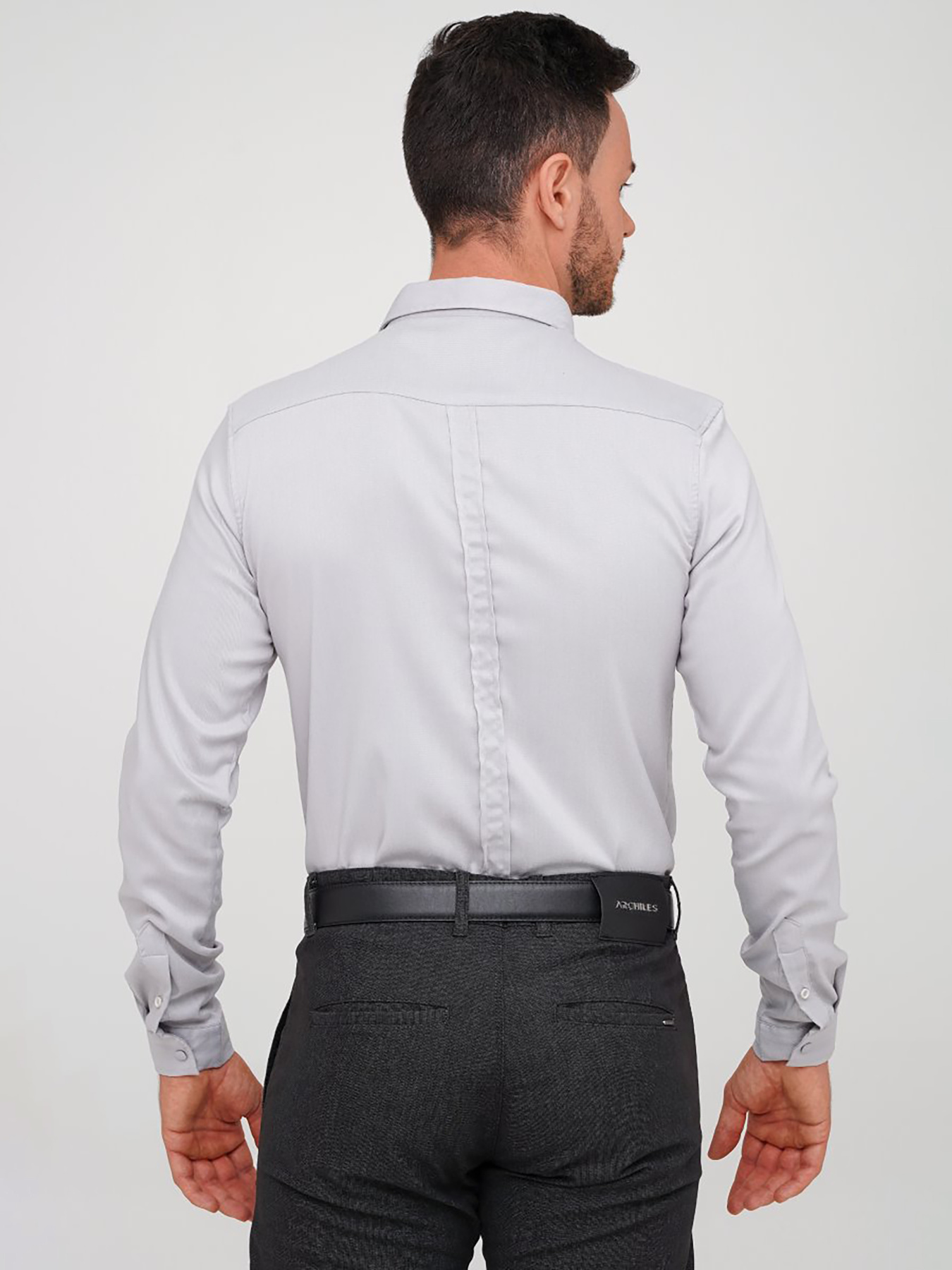 Сорочка Trend Collection модель TC6490GreyRBSHKMN Фото