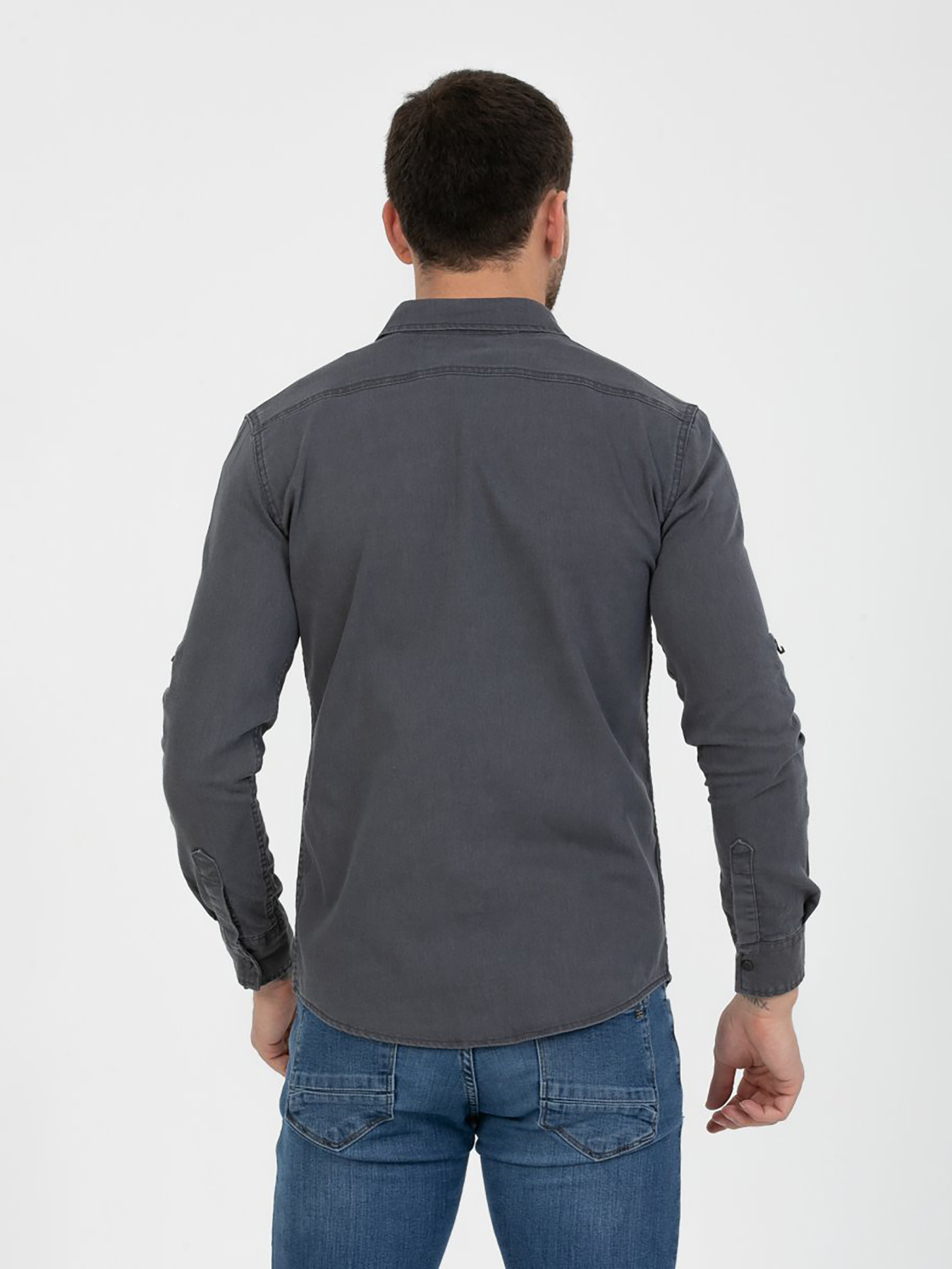 Сорочка Trend Collection модель TC5980GreyRBSHKMN Фото