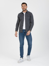 Сорочка Trend Collection модель TC5980GreyRBSHKMN Фото