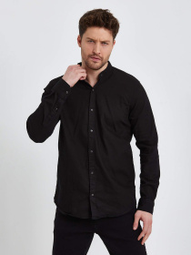 Рубашка повседневная Trend Collection модель TC5975BlackRBSHKMN Фото