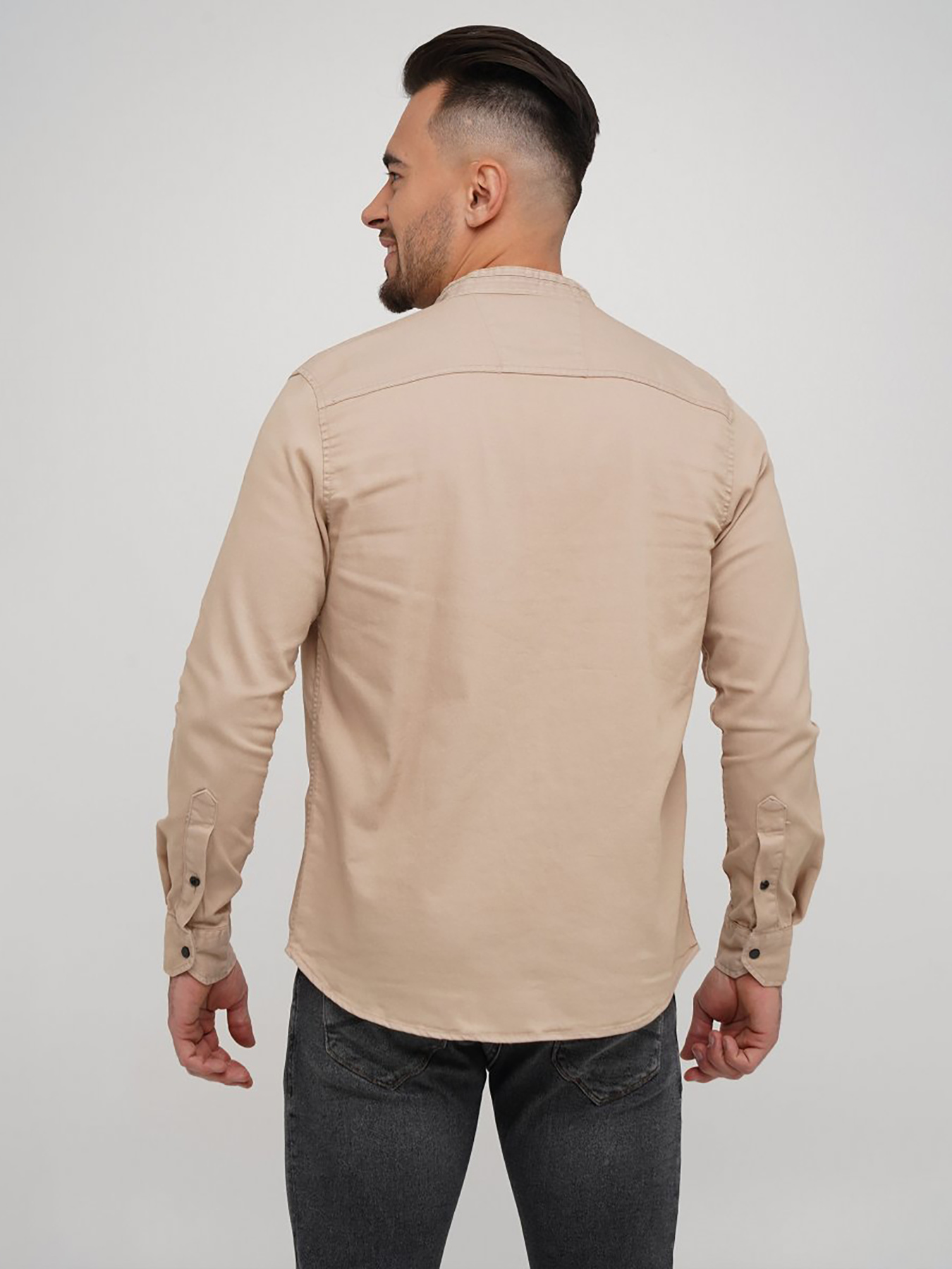 Рубашка повседневная Trend Collection модель TC5971BeigeRBSHKMN Рубашка повседневная Trend Collection модель TC5971BeigeRBSHKMN Фото