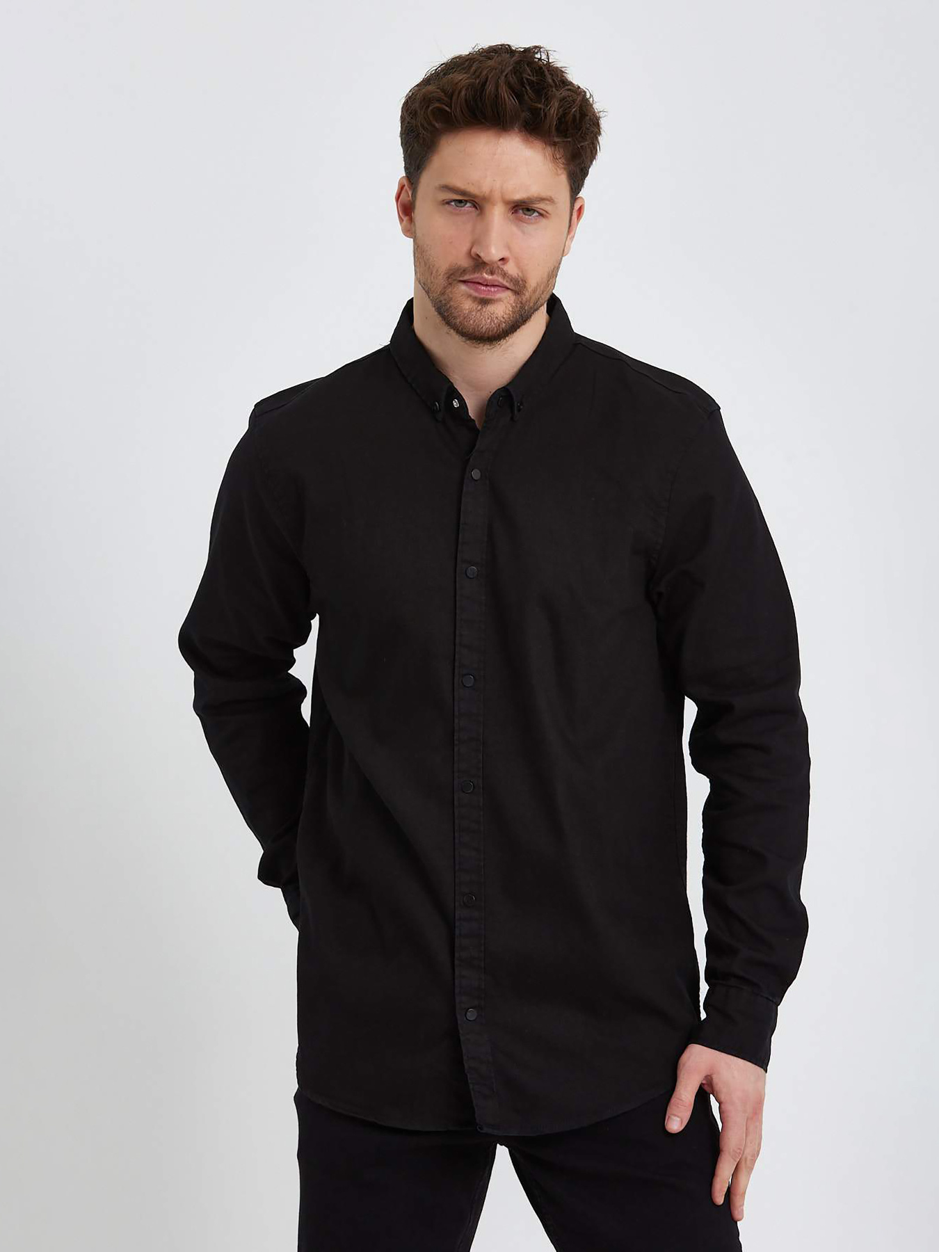 Рубашка повседневная Trend Collection модель TC5969BlackRBSHKMN Рубашка повседневная Trend Collection модель TC5969BlackRBSHKMN Фото