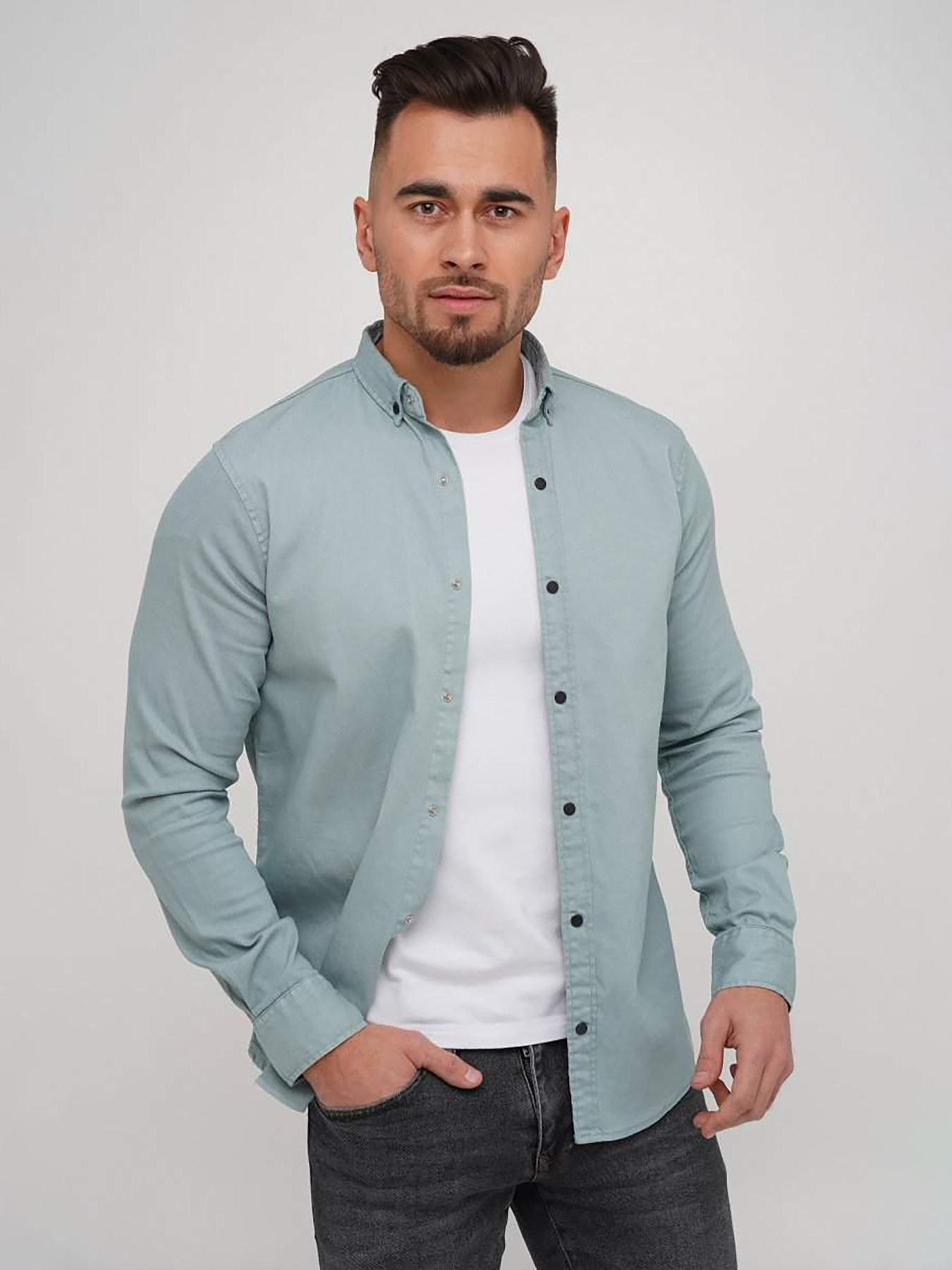 Сорочка Trend Collection модель TC5967MintRBSHKMN Фото