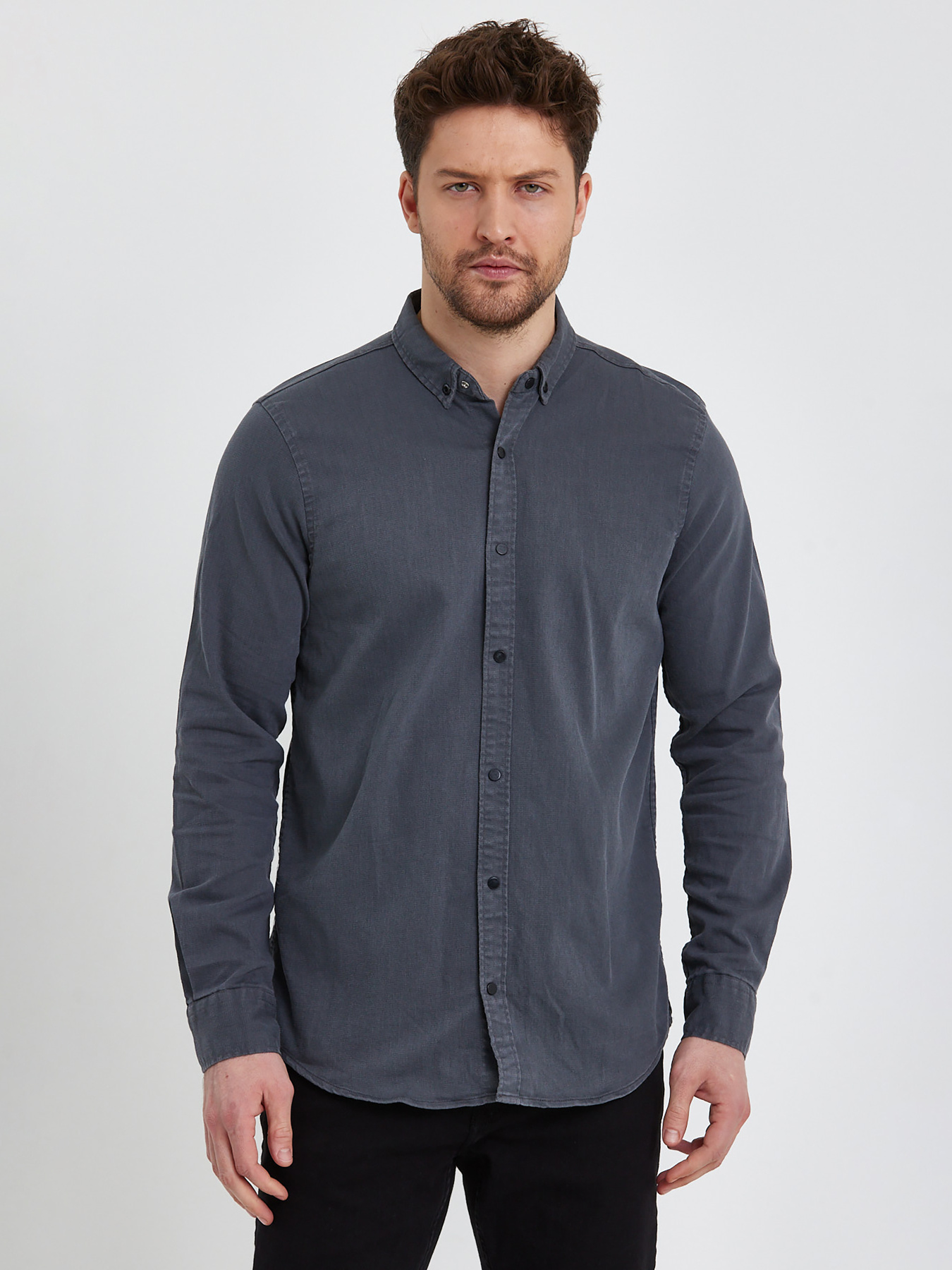 Рубашка Trend Collection модель TC5964GreyRBSHKMN Фото