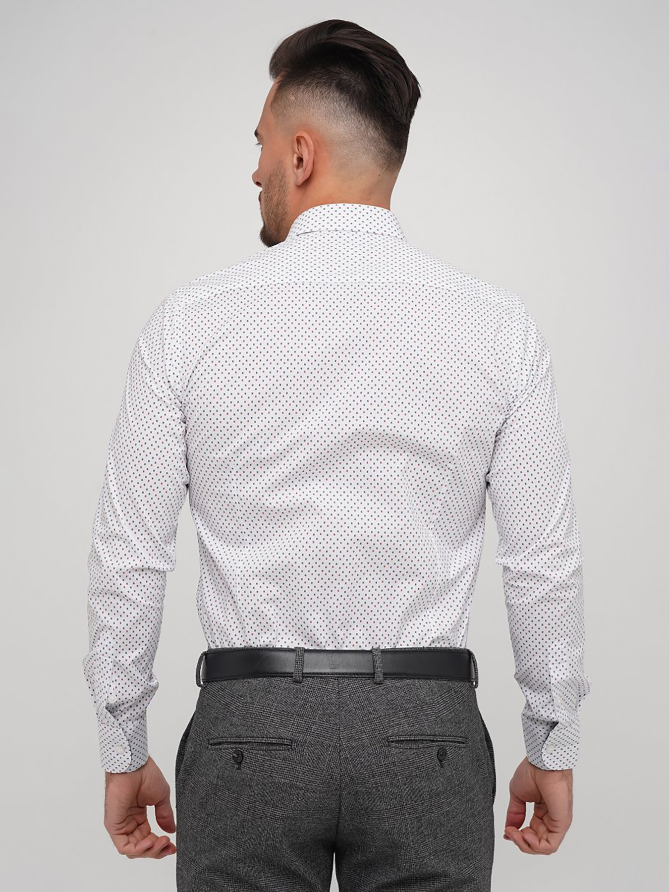 Сорочка Trend Collection модель TC5896WhiteRBSHKMN Фото