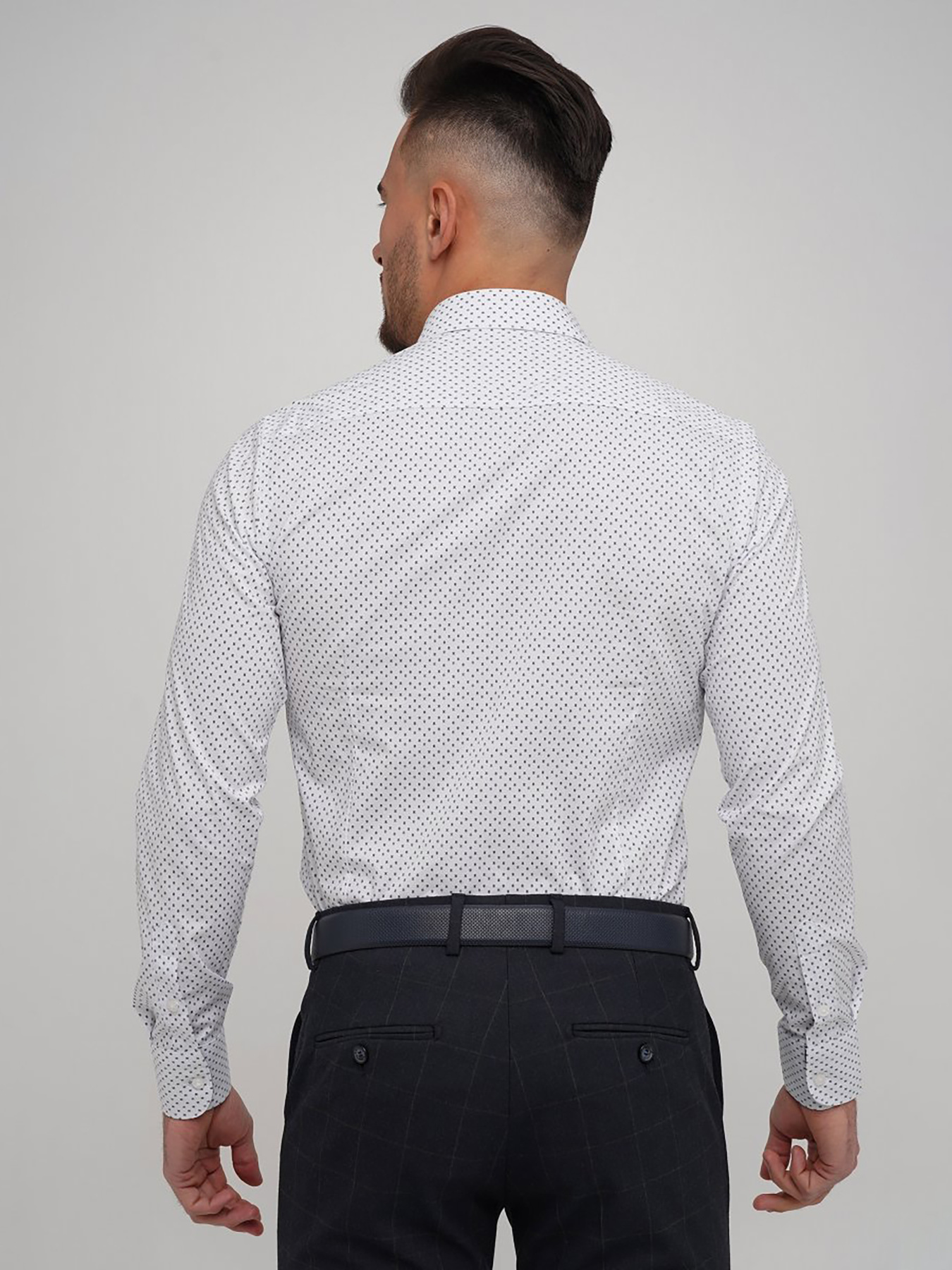 Сорочка Trend Collection модель TC5895WhiteBlackRBSHKMN Фото