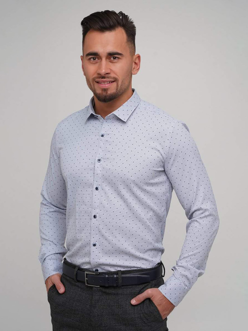 Рубашка Trend Collection модель TC5849GreyRBSHKMN Фото