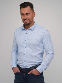 Сорочка Trend Collection модель TC5848LightBlueRBSHKMN Фото