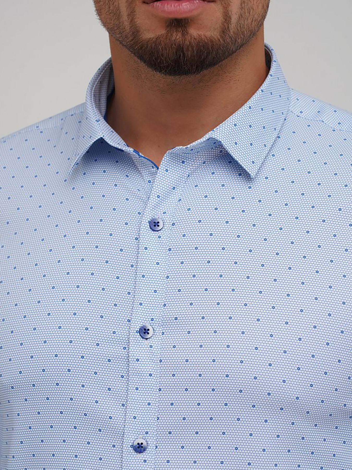 Сорочка повсякденна Trend Collection модель TC5848LightBlueRBSHKMN Фото