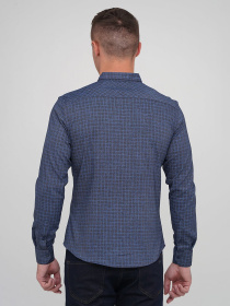 Сорочка Trend Collection модель TC5489GreyBlueRBSHKMN Фото