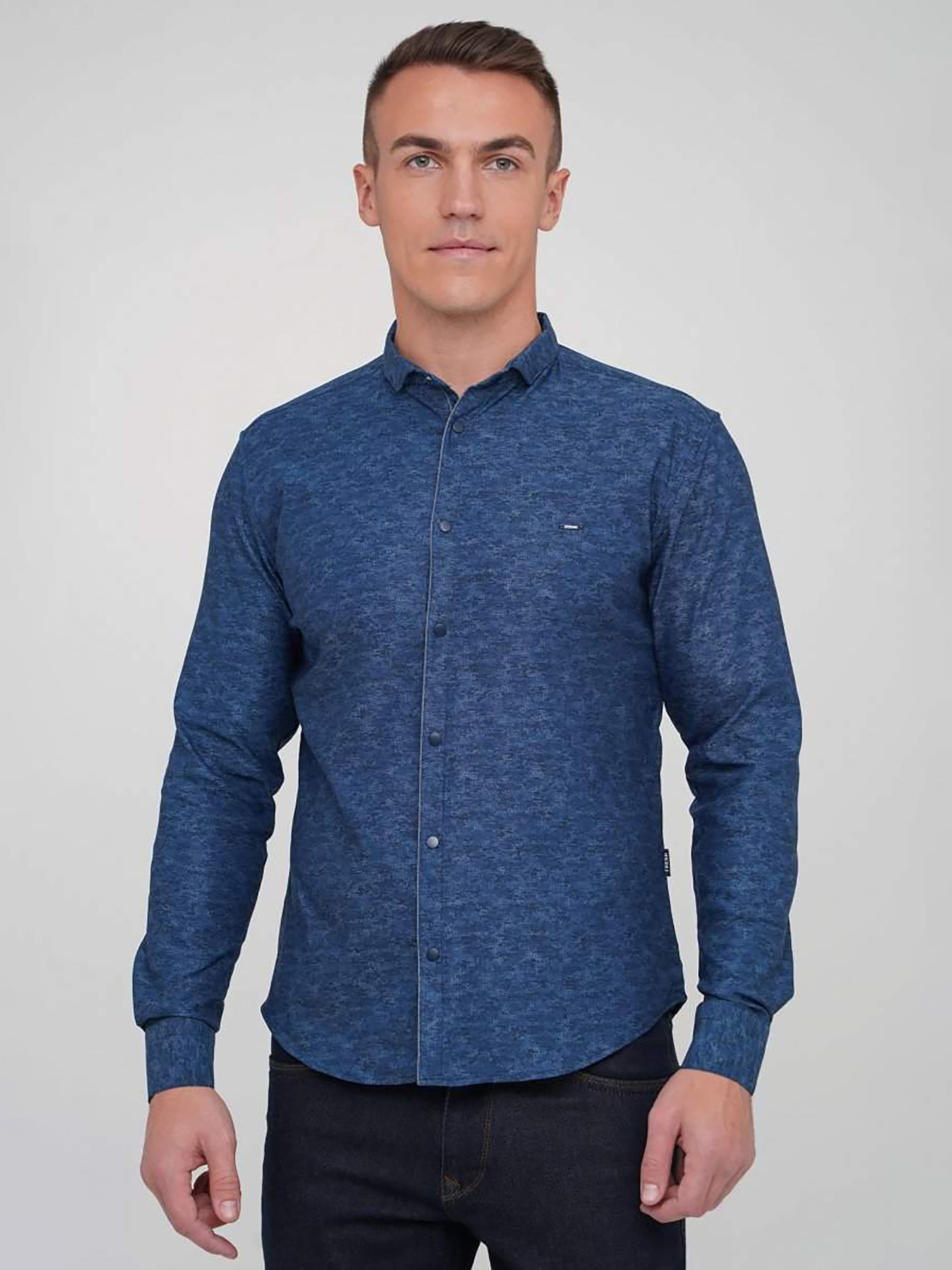 Сорочка Trend Collection модель TC5484BlueRBSHKMN Фото