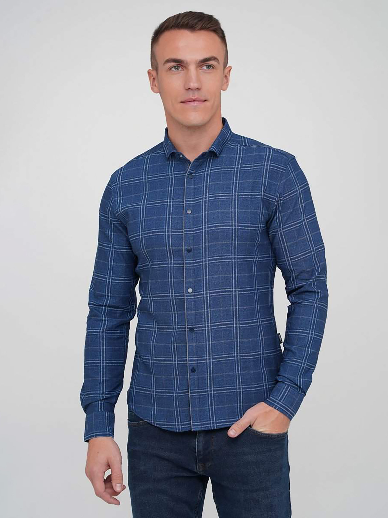 Сорочка Trend Collection модель TC5240DenimRBSHKMN Фото