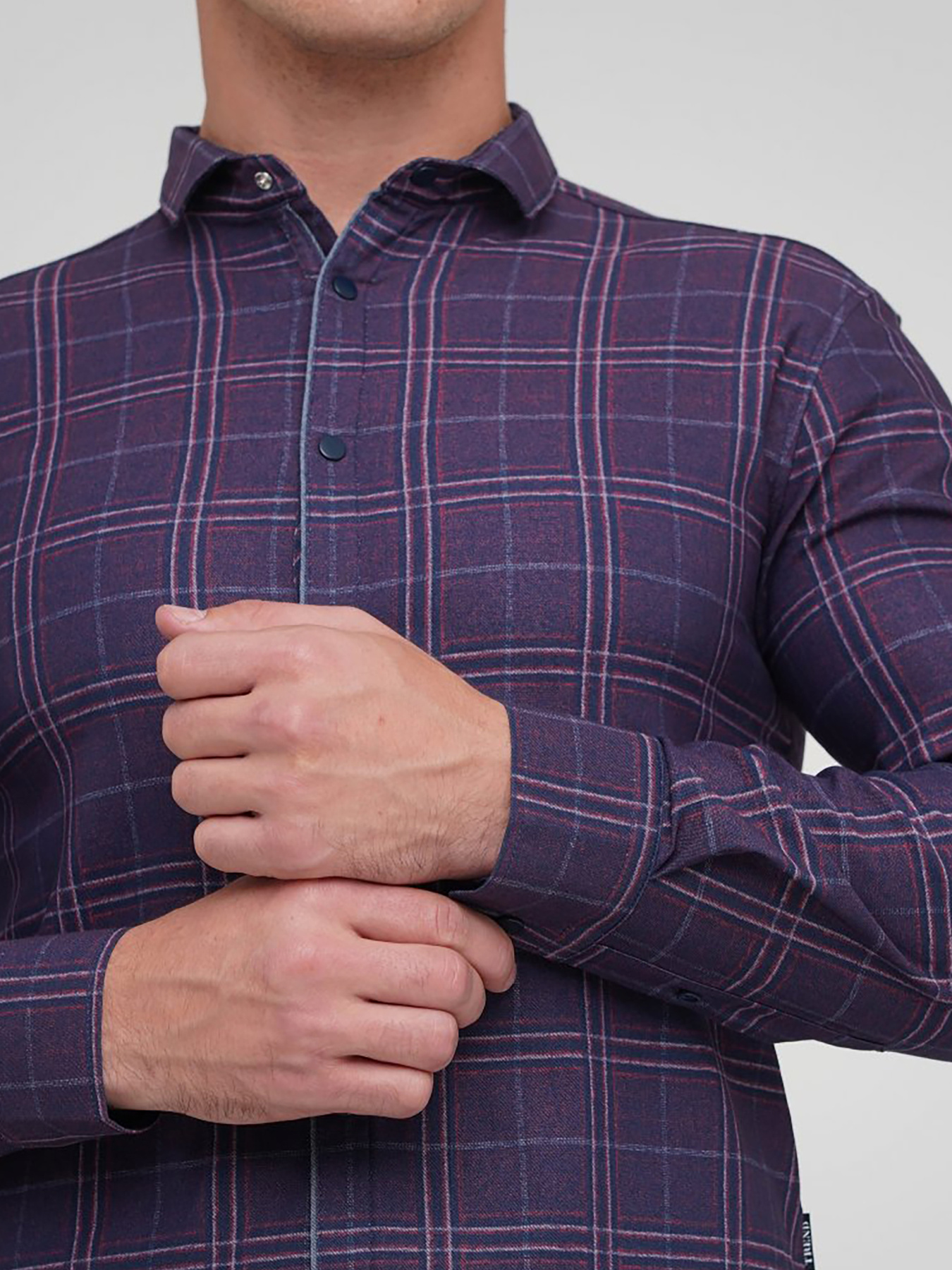 Сорочка повсякденна Trend Collection модель TC5239BordoRBSHKMN Фото