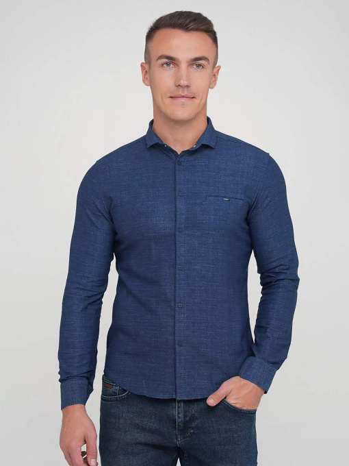 Рубашка Trend Collection модель TC5237BlueRBSHKMN Фото