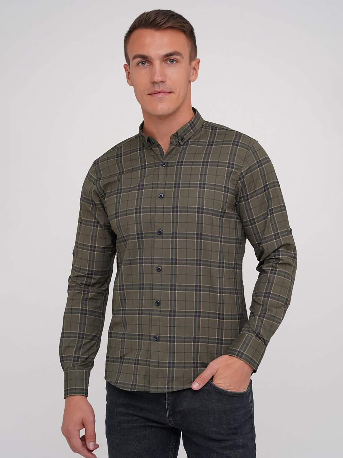 Сорочка повсякденна Trend Collection модель TC5104KhakiRBSHKMN Фото