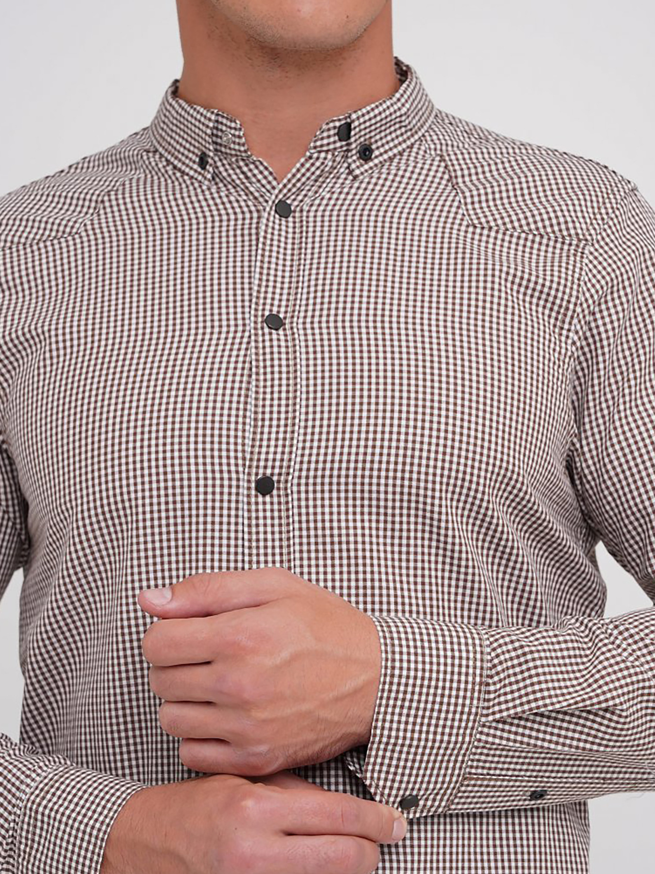 Рубашки Trend Collection модель TC5100BrownRBSHKMN Фото