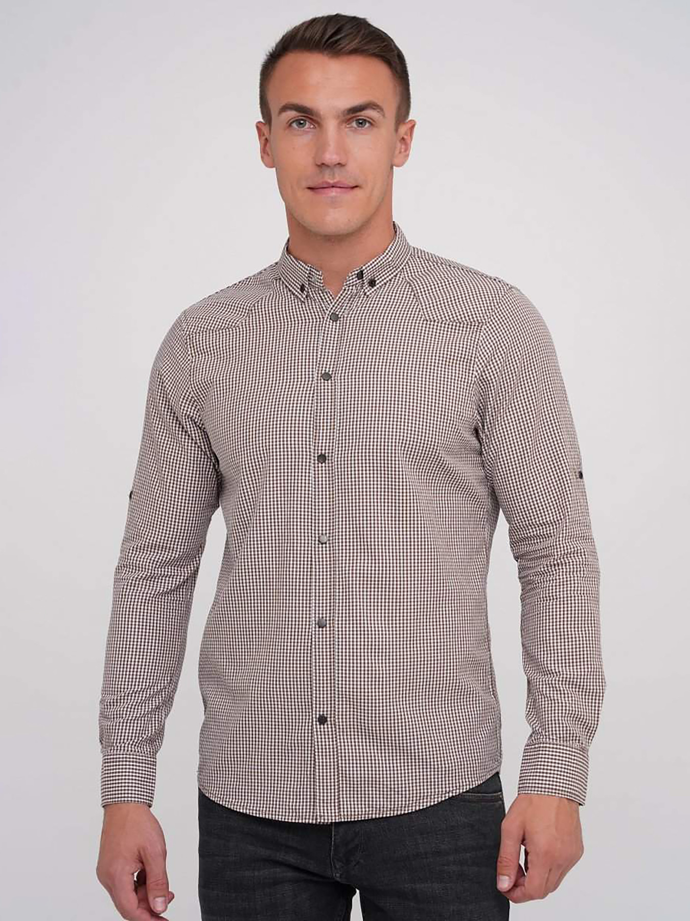 Рубашки Trend Collection модель TC5100BrownRBSHKMN Фото