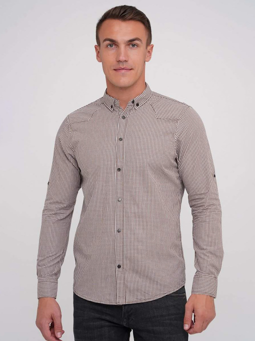 Рубашки Trend Collection модель TC5100BrownRBSHKMN Фото
