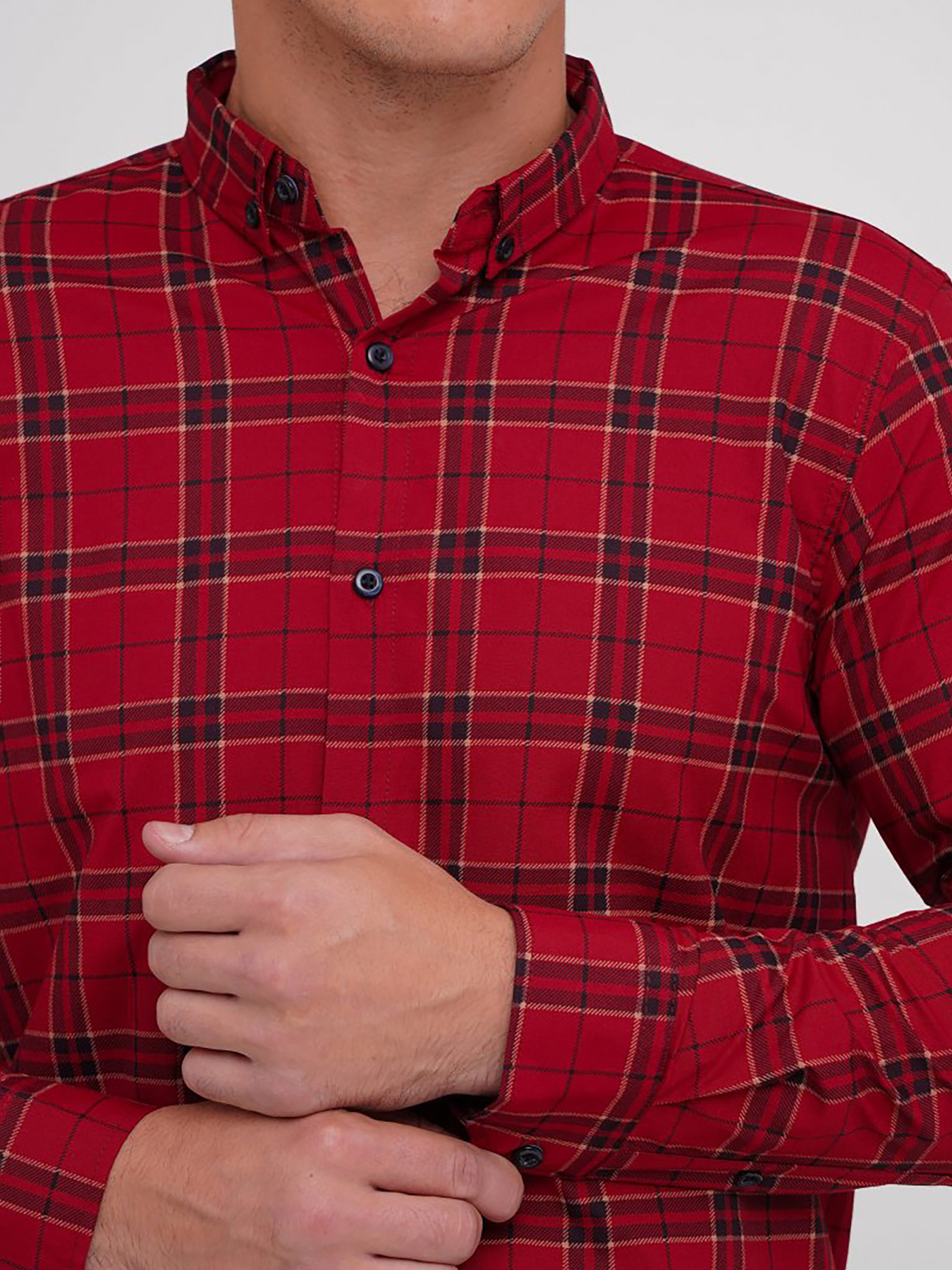 Сорочка Trend Collection модель TC5099RedRBSHKMN Фото