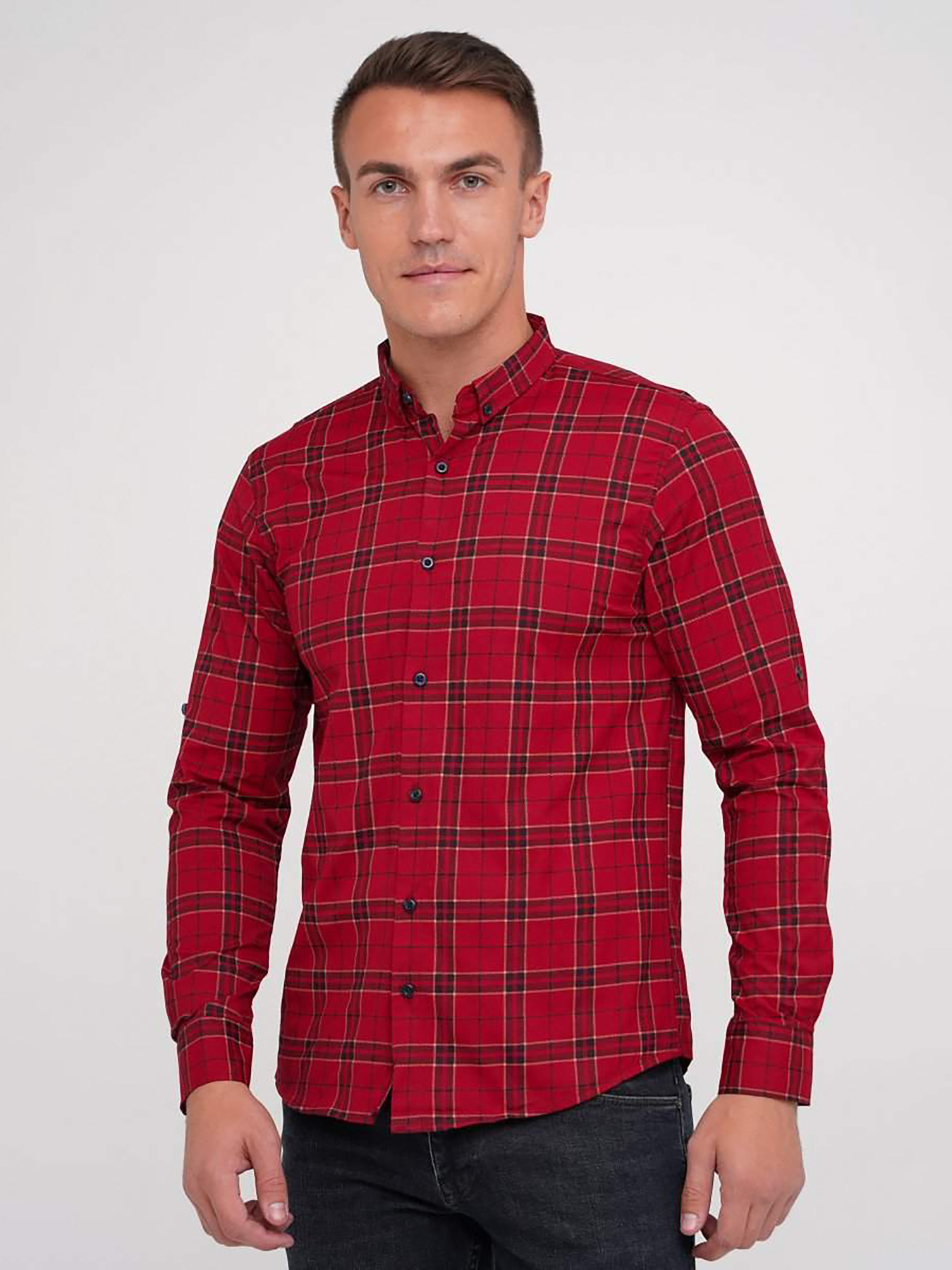 Сорочка Trend Collection модель TC5099RedRBSHKMN Фото