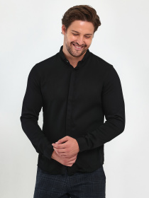 Сорочка Trend Collection модель TC5074BlackRBSHKMN Фото