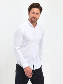 Сорочка повсякденна Trend Collection модель TC5072WhiteRBSHKMN Фото