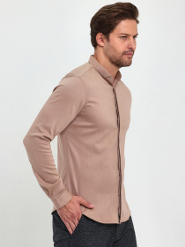 Сорочка Trend Collection модель TC5071BeigeRBSHKMN Фото