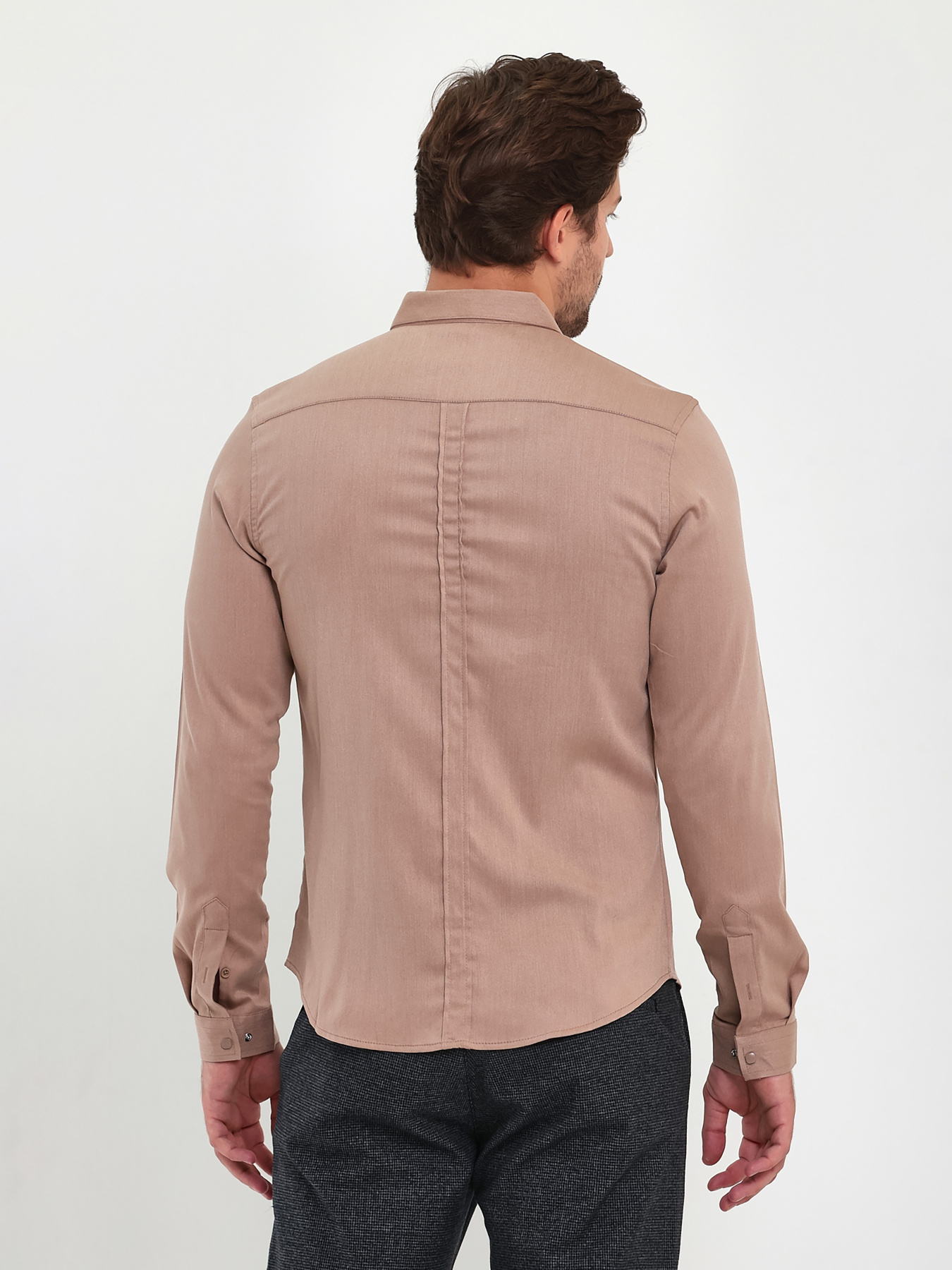 Сорочка повсякденна Trend Collection модель TC5071BeigeRBSHKMN Сорочка повсякденна Trend Collection модель TC5071BeigeRBSHKMN Фото