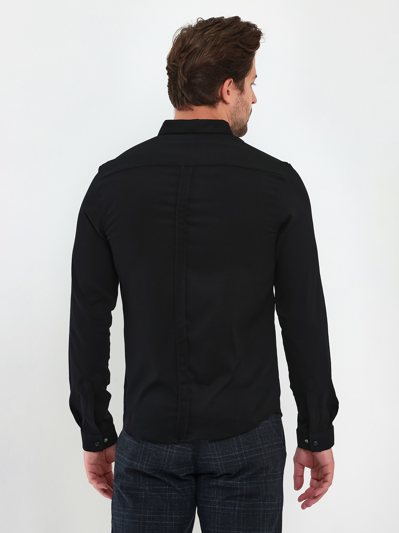 Сорочка Trend Collection модель TC5070BlackRBSHKMN Фото