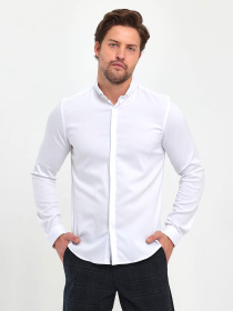 Сорочка Trend Collection модель TC5069WhiteRBSHKMN Фото