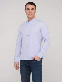 Рубашка повседневная Trend Collection модель TC3218LightBlueRBSHKMN Фото