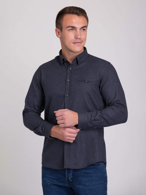 Рубашка Trend Collection модель TC3044GreyRBSHKMN Фото