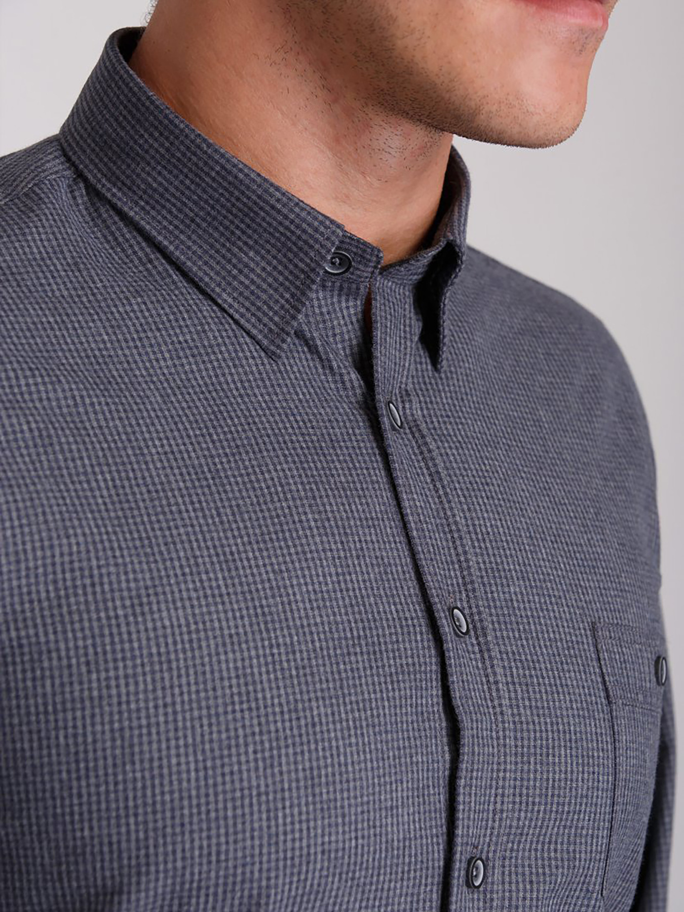 Рубашка Trend Collection модель TC3038GreyRBSHKMN Фото