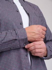 Рубашки Trend Collection модель TC3037GreyRBSHKMN Фото