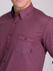 Сорочка Trend Collection модель TC3035BordoRBSHKMN Фото