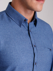 Сорочка Trend Collection модель TC3033BlueRBSHKMN Фото