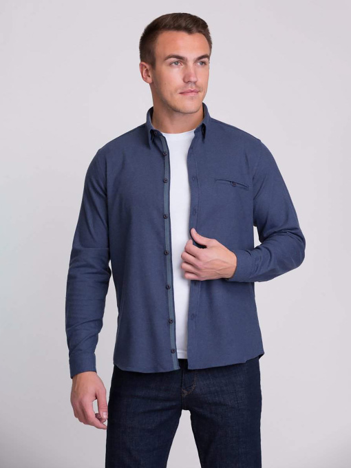 Рубашка Trend Collection модель TC3032BlueRBSHKMN Фото