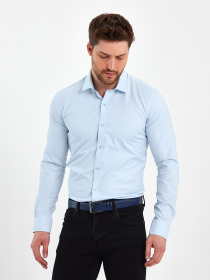 Сорочка Trend Collection модель TC2819LightBlueRBSHKMN Фото