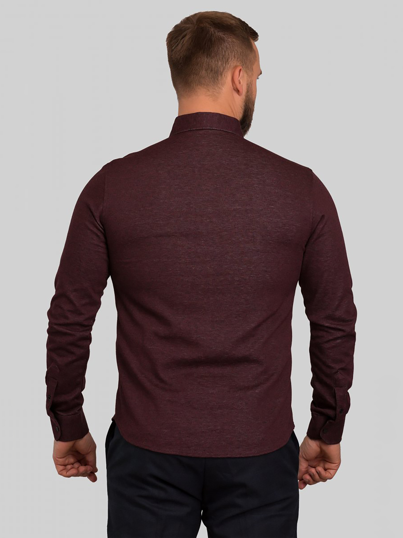 Сорочка Trend Collection модель TC2717BordoRBSHKMN Фото