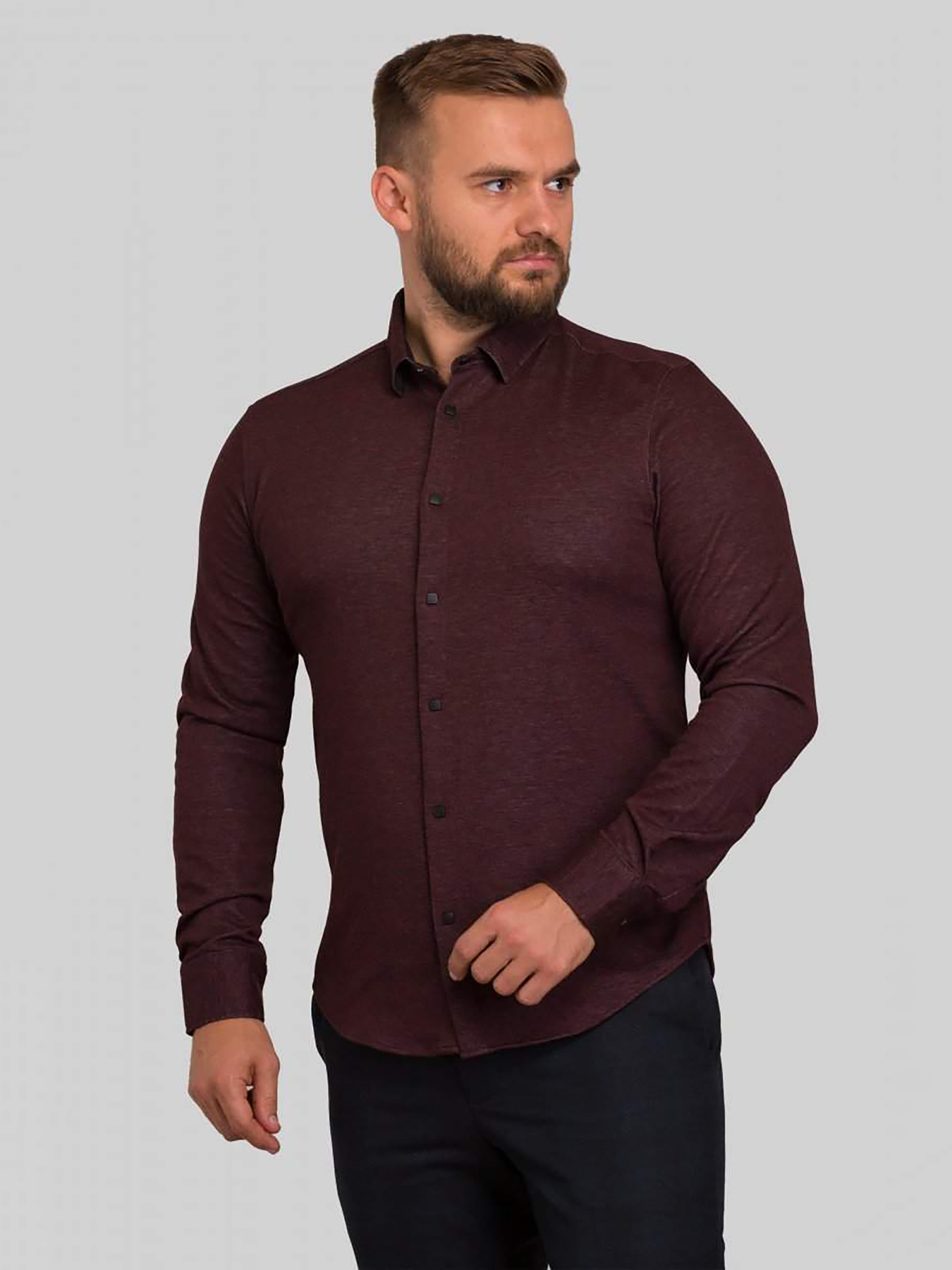 Сорочка Trend Collection модель TC2717BordoRBSHKMN Фото