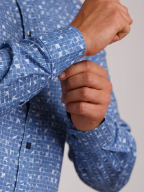 Сорочка Trend Collection модель TC2711LightBlueRBSHKMN Фото